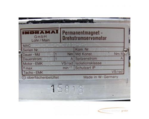 Indramat MAC 90B-0-ND-2-C/110-A-0 Permanentmagnet-Drehstromservomotor - Bild 4