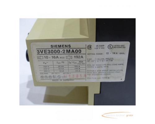 Siemens 3VE3000-2MA00 Leistungsschalter für den Motorschutz - Bild 5