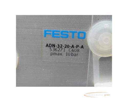 Festo ADN-32-20-A-P-A Kompakt-Zylinder 536271 > ungebraucht! - Bild 3