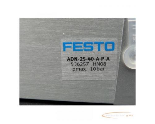 Festo ADN-25-40-A-P-A Kompakt-Zylinder 536257 > ungebraucht! - Bild 3