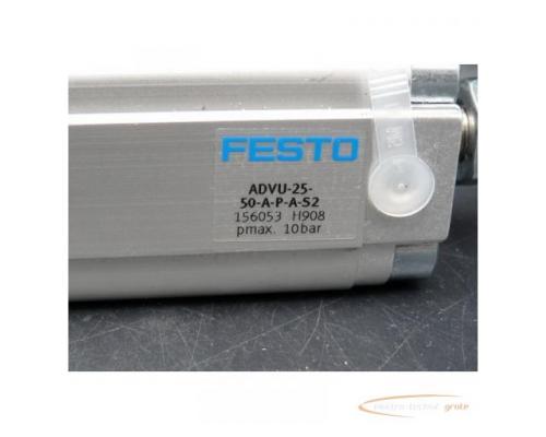 Festo ADVU-25-50-A-P-A-S2 Kompakt-Zylinder 156053 > ungebraucht! - Bild 3