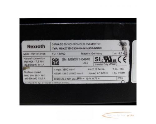 Rexroth MSK071D-0300-NN-M1-UG1-NNNN MNR: R911310168 - Bild 4