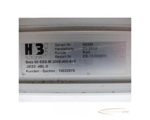 HSB Automation Beta 60-SSS-M-2005-400-680-2ES2-4BL-0 Mechanische Lineareinheit - Bild 6