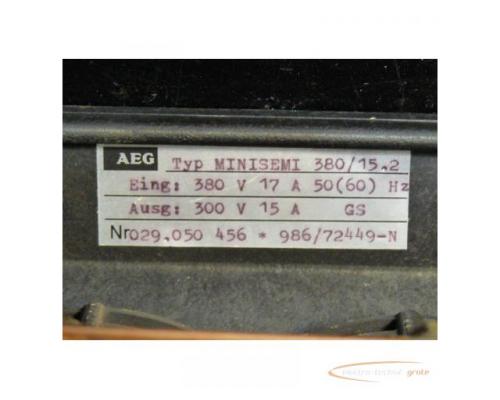 AEG MINISEMI 380 / 15.2 Frequenzumrichter SN 98672449-N - Bild 5