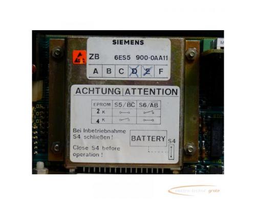 Siemens 6ES5900-0AA11 Zentral-Baugruppe Version E - Bild 4