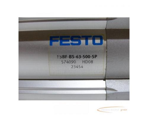 Festo ESBF-BS-63-500-5P Elektrozylinder mit Spindelantrieb 574090 + Parallelbausatz - Bild 5