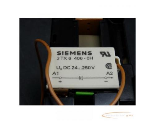 Siemens 3TB4110-0B Schütz + 3TX6406-0H Entstörmodul DC 24?250V - Bild 3