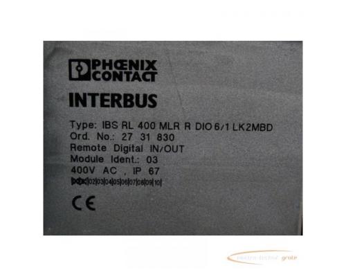 Phoenix Contact Interbus IBS RL 400 MLR R DIO 6/1 LK2MBD - Bild 5