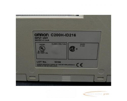 Omron C200H-ID216 Input Unit 24VDC 4.1mA - Bild 4