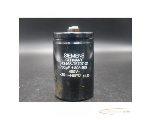 Siemens B43465-T5707-Q1 Capacitor - Bild 1