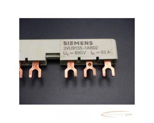 Siemens 3VU9135-1AB02 Sammelschiene 63A - Bild 2