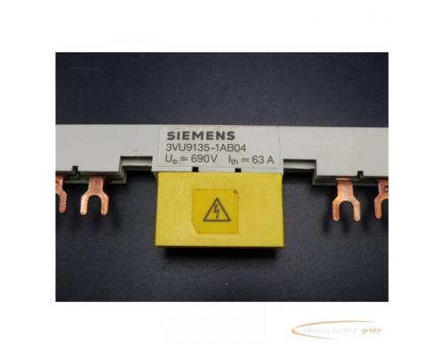 Siemens 3VU9135-1AB04 Sammelschiene 63A - Bild 2