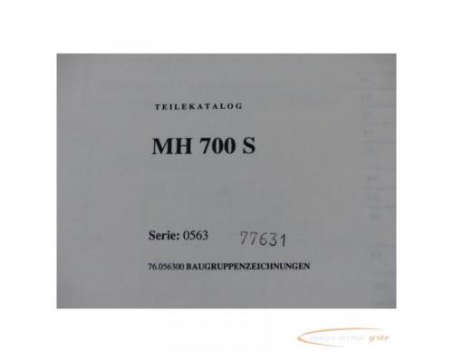 Maho Teilekatalog / Baugruppenzeichnungen für MH 700 S - Bild 5