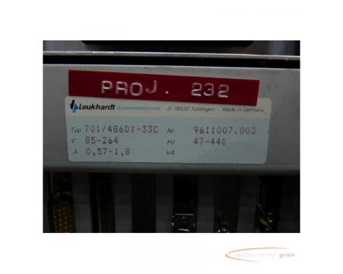 Leukhardt LS-IC 701 / 486DX-33C Industrierechner mit Bildschirm und Tastatur - Bild 5