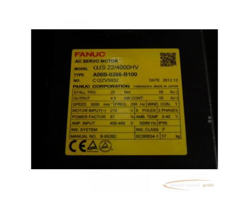 Fanuc A06B-0266-B100 AC Servo Motor + A860-2000-T301 > ungebraucht! - Bild 5