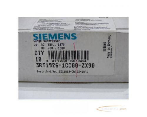 Siemens 3RT1926-1CC00-ZX90 Überspannungsbegrenzer, VPE= 10 Stück >ungebraucht!< OVP - Bild 2