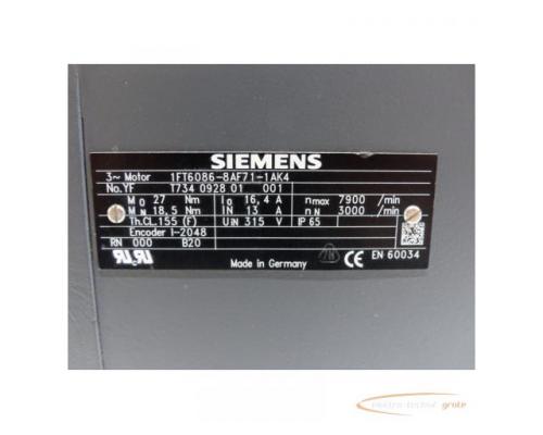 Siemens 1FT6086-8AF71-1AK4 Servomotor > ungebraucht! - Bild 4
