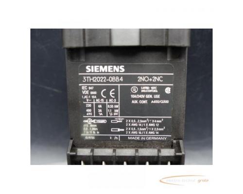 Siemens 3TH2022-0BB4 Hilfsschütz + 3TX4440-0A Hilfsschalterblock + 3TZ4490-0D - Bild 4