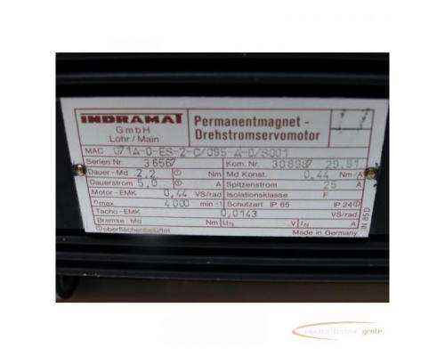 Indramat MAC 071A-0-ES-2-C/095-A-0/S001 Permanentmagnet-Drehstromservomotor - Bild 4