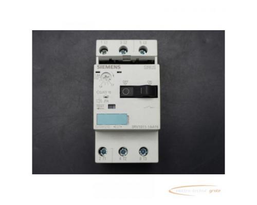 Siemens 3RV1011-1AA15 Leistungsschalter 1.1 - 1.6A - Bild 4