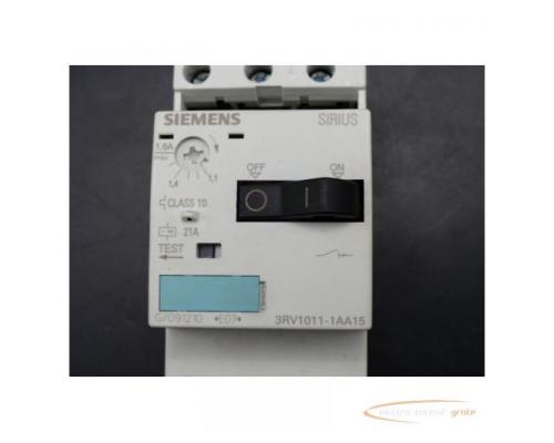 Siemens 3RV1011-1AA15 Leistungsschalter 1.1 - 1.6A - Bild 5