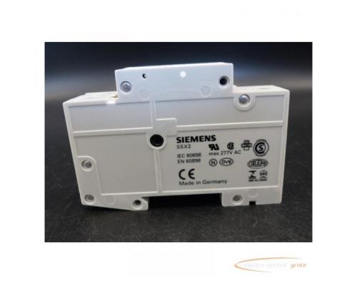 Siemens 5SX21 B10 Leitungsschutzschalter mit 5SX9100 HS Hilfsschalter - Bild 3
