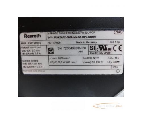 Rexroth MSK060C-0600-NN-S1-UP0-NNNN MNR: R911306054 > ungebraucht! - Bild 3