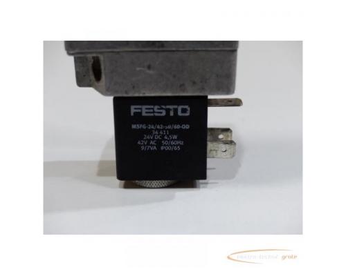 Festo MFH-3-1/4 Magnetventil 9964 + MSFG-24/42-50/60-OD Magnetspule 34411 - Bild 4