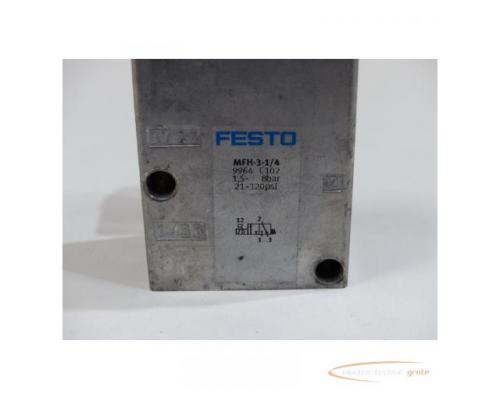 Festo MFH-3-1/4 Magnetventil 9964 + MSFG-24/42-50/60 Magnetspule 4527 - Bild 3