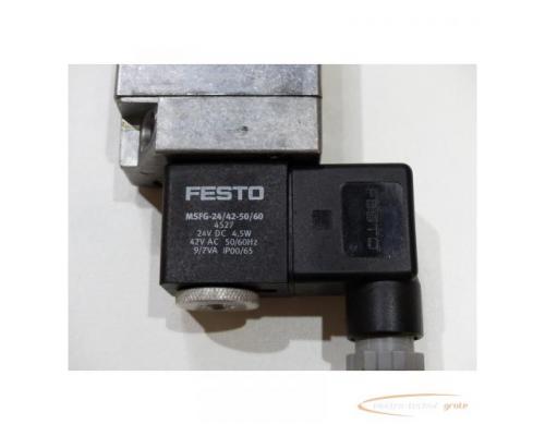 Festo MFH-3-1/4 Magnetventil 9964 + MSFG-24/42-50/60 Magnetspule 4527 - Bild 4