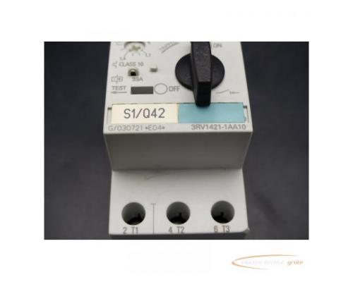 Siemens 3RV1421-1AA10 Leistungsschalter 33A mit 3RV1901-1E Hilfsschalter - Bild 2