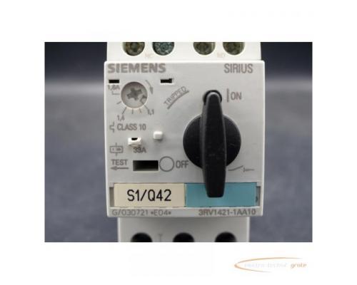 Siemens 3RV1421-1AA10 Leistungsschalter 33A mit 3RV1901-1E Hilfsschalter - Bild 3