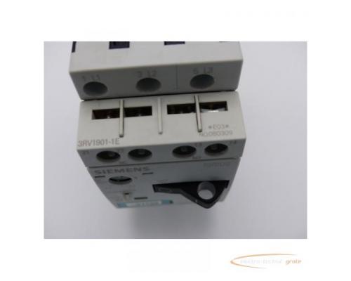 Siemens 3RV1011-1FA10 Schütz + 3RV1901-1E - Bild 3