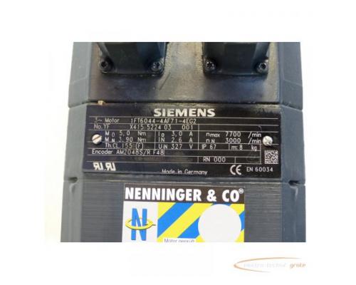 Siemens 3~Brushless Servomotor 1FT6044-4AF71-4EG2 Enc. AM2048S/R F48 - Bild 2