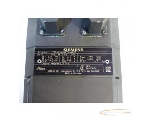 Siemens 3~Brushless Servomotor 1FT6044-4AF71-4EG2 Enc. AM2048S/R F49 - Bild 2