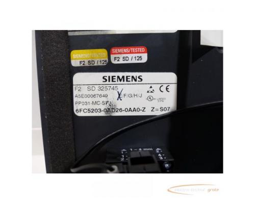 Siemens 6FC5203-0AD26-0AA0-Z Maschinensteuertafel E Stand E - Bild 3