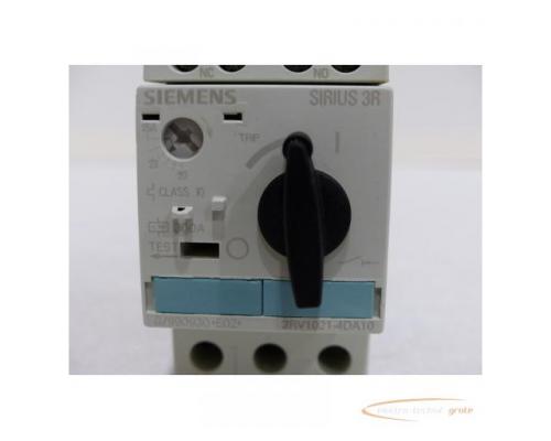 Siemens 3RV1021-4DA10 Leistungsschalter 25A / 300A + 3RV1901-1E Hilfschalter - Bild 2