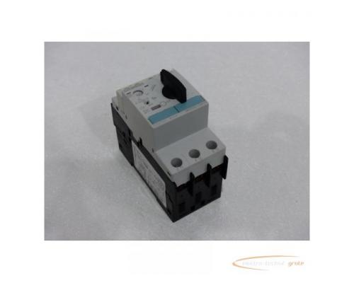 Siemens 3RV1021-1GA10 Leistungsschalter 6,3A / 82A + 3RV1901-1E Hilfsschalter - Bild 1