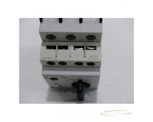 Siemens 3RV1021-1GA10 Leistungsschalter 6,3A / 82A + 3RV1901-1E Hilfsschalter - Bild 3