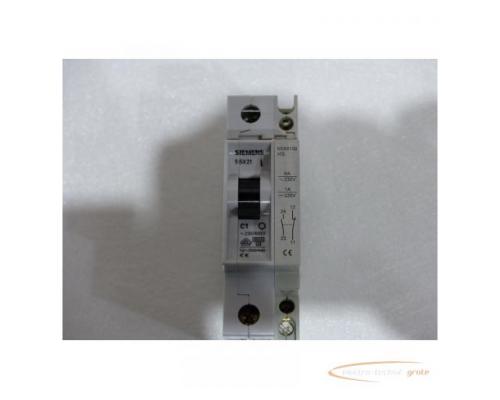 Siemens 5SX21 C1 Leistungsschutzschalter 230/400V + 5SX9100 HS Hilfsschalter - Bild 2
