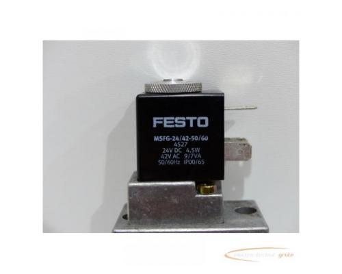 Festo JMFH-5-1/4-B Magnetventil 19789 + MSFG-24/42-50/60 Magnetspulen 4527 - Bild 3