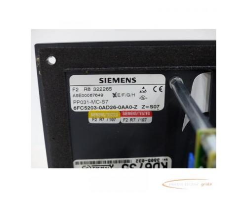 Siemens 6FC5203-0AD26-0AA0-Z Maschinensteuertafel E Stand D SN:322265 - Bild 3