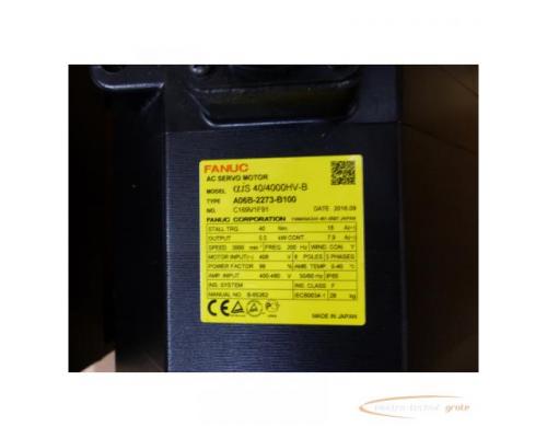 Fanuc A06B-2273-B100 AC- Servo Motor SN:C169V1F91 - Bild 5