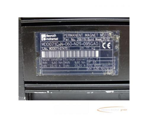 Rexroth Indramat MDD071C-N-060-N2S-095GA0 Permanent Magnet Motor SN:MDD071-07470 - Bild 4