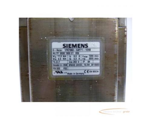 Siemens 1FT7063-5AF71-1EH0 Synchronservomotor SN:YFS930165001006 - Bild 4