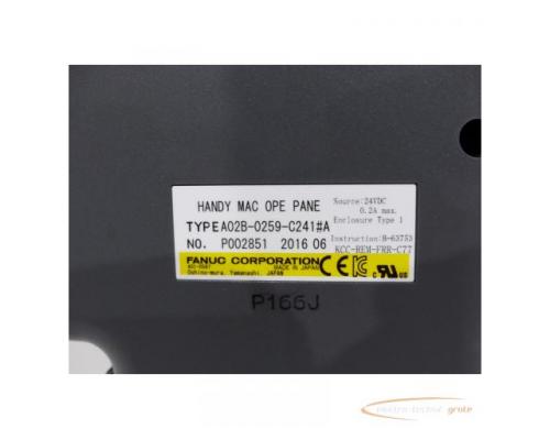 Fanuc A02B-0259-C241 # A HANDY MAC OPE PANE SN:P002851 > ungebraucht! - Bild 4