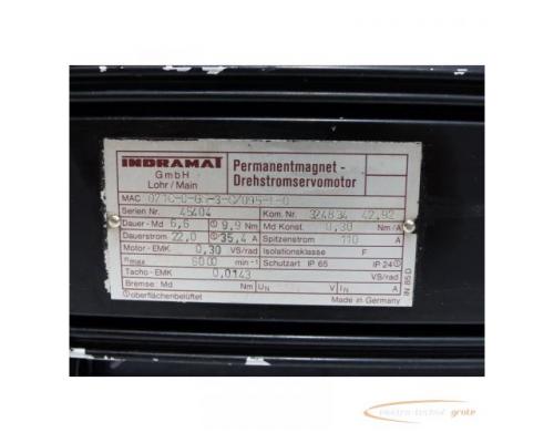 Indramat MAC071C-0-GS-3-C / 095-L-0 Permanentmagnet-Drehstromservomotor SN 45404 - Bild 4