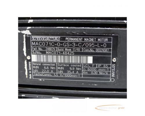 Indramat MAC071C-0-GS-3-C / 095-L-0 Permanent Magnet Motor SN MAC071-48425 - Bild 4