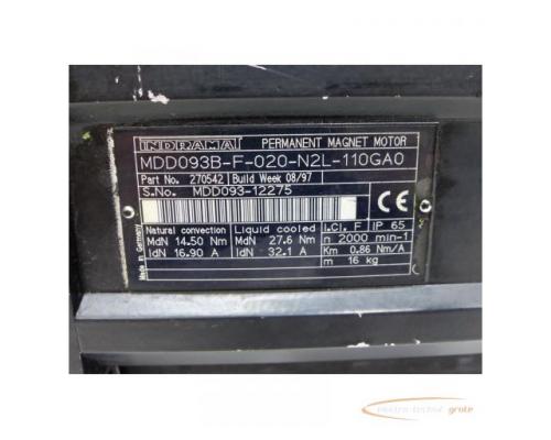 Indramat MDD093B-F-020-N2L-110GA0 Permanent Magnet Motor SN: MDD093-12275 - Bild 4