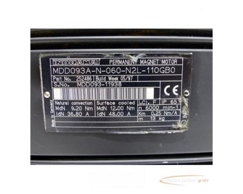 Indramat MDD093A-N-060-N2L-110GB0 Permanent Magnet Motor SN MDD093-11938 - Bild 4